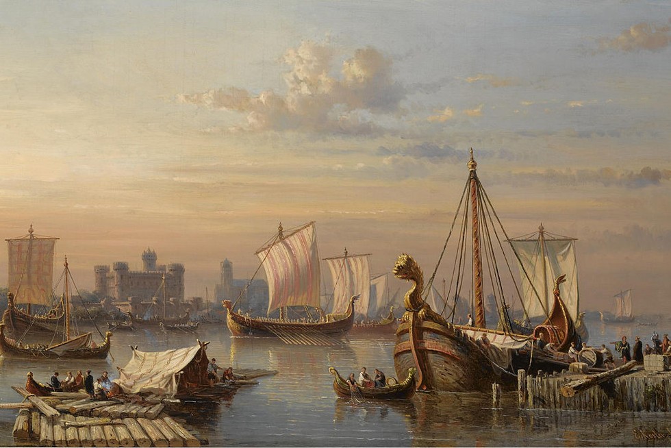 How much do you know about the Vikings? Test your knowledge with our quiz. This mid-19th century painting shows Viking ships on the River Thames. (Photo by Fine Art Images/Heritage Images/Getty Images) How much do you know about the Vikings? Test your knowledge with our quiz. This mid-19th century painting shows Viking ships on the River Thames. (Photo by Fine Art Images/Heritage Images/Getty Images)