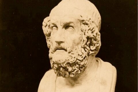 Bust of Homer c850 BC. (Hulton Archive/Getty Images) Bust of Homer c850 BC. (Hulton Archive/Getty Images)