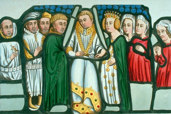 Marriage of French king Henry VI to Margaret of Anjou. (Photo by Time Life Pictures/Mansell/The LIFE Picture Collection via Getty Images)